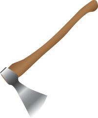 Large ax for lumberjack
