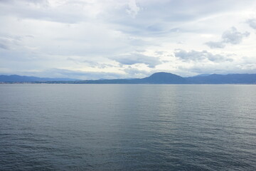 Beppu Cruise Port and Peppu Bay in Oita, Japan - 日本 大分県 別府湾 別府港	