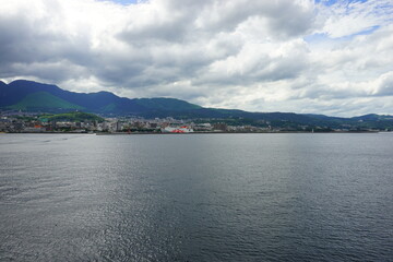 Beppu Cruise Port and Peppu Bay in Oita, Japan - 日本 大分県 別府湾 別府港	