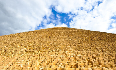 The Pyramid of Giza, built for the Pharaoh Cheops, Egypt