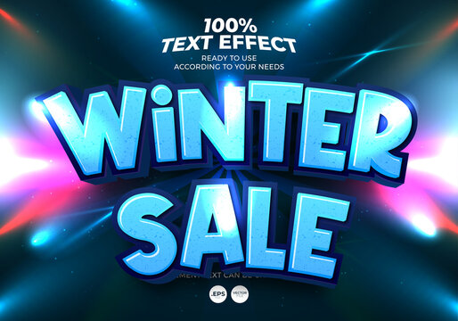 Winter Saler Text Effect