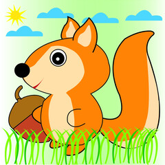 squirrel on a branch