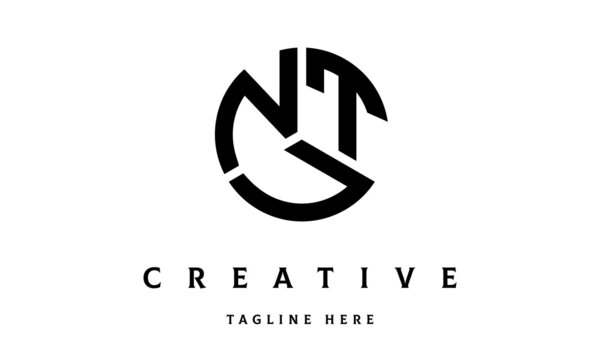 NTU circle three letter logo vector