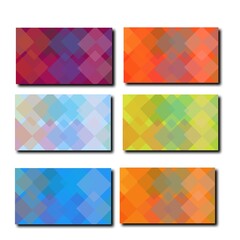 Blank Business card and visiting card colorful white background