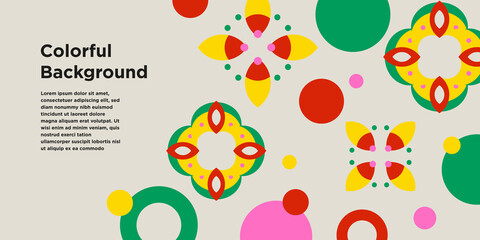Abstract colorful