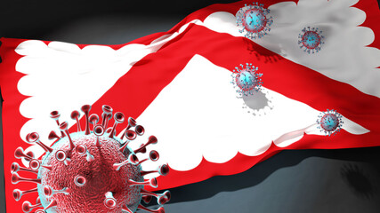 Covid Kortrijk  Coronavirus Attacking