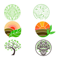 Logo for natural herbs and tea