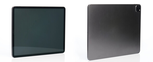 Grey metal tablet