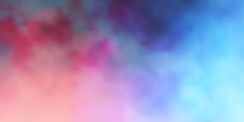 Light Blue, Red vector backdrop with cumulus.