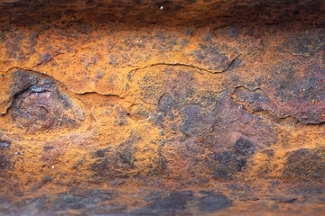 Old rusty iron texture background.