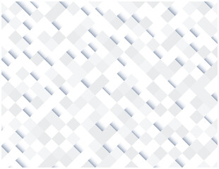 White squares vector flat design background. Paper mosaic tiles template, graphic design.