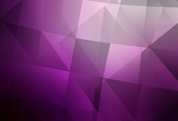 Obraz premium Light Pink vector polygonal background.