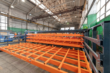 Factory for the assembly of metal structures