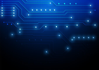 Circuit technology background with hi-tech digital