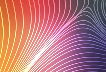 Light Pink, Yellow vector background with straight lines.