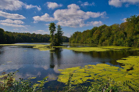 Etangs de Commelles im Val d'Oise in Frankreich