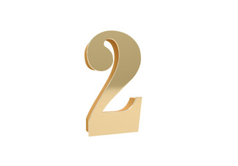 3d golden number 2