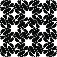  floral pattern background.Repeating geometric pattern from striped elements. Black pattern. 