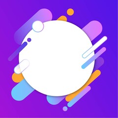 幾何学模様のフレーム・背景素材