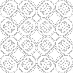 floral pattern background.Repeating geometric pattern from striped elements. Black pattern. 