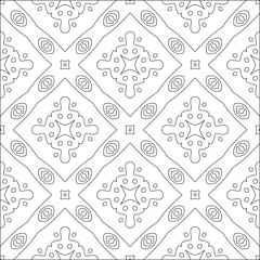 floral pattern background.Repeating geometric pattern from striped elements. Black pattern. 
