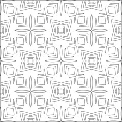 floral pattern background.Repeating geometric pattern from striped elements.  Black pattern. 
