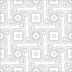 floral pattern background.Repeating geometric pattern from striped elements.  Black pattern. 