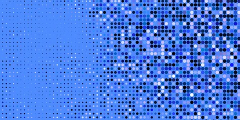 Dark Purple vector background with bubbles. Abstract colorful disks on simple gradient background. Design for posters, banners.