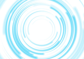 Blue minimal round smooth lines abstract futuristic tech background. Vector digital art design