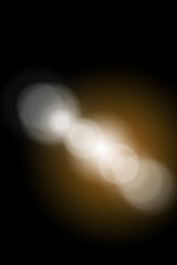 lights effects isolated on black backgrounds