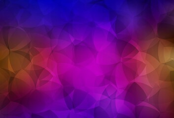 Obraz premium Dark Blue, Red vector triangle mosaic template.