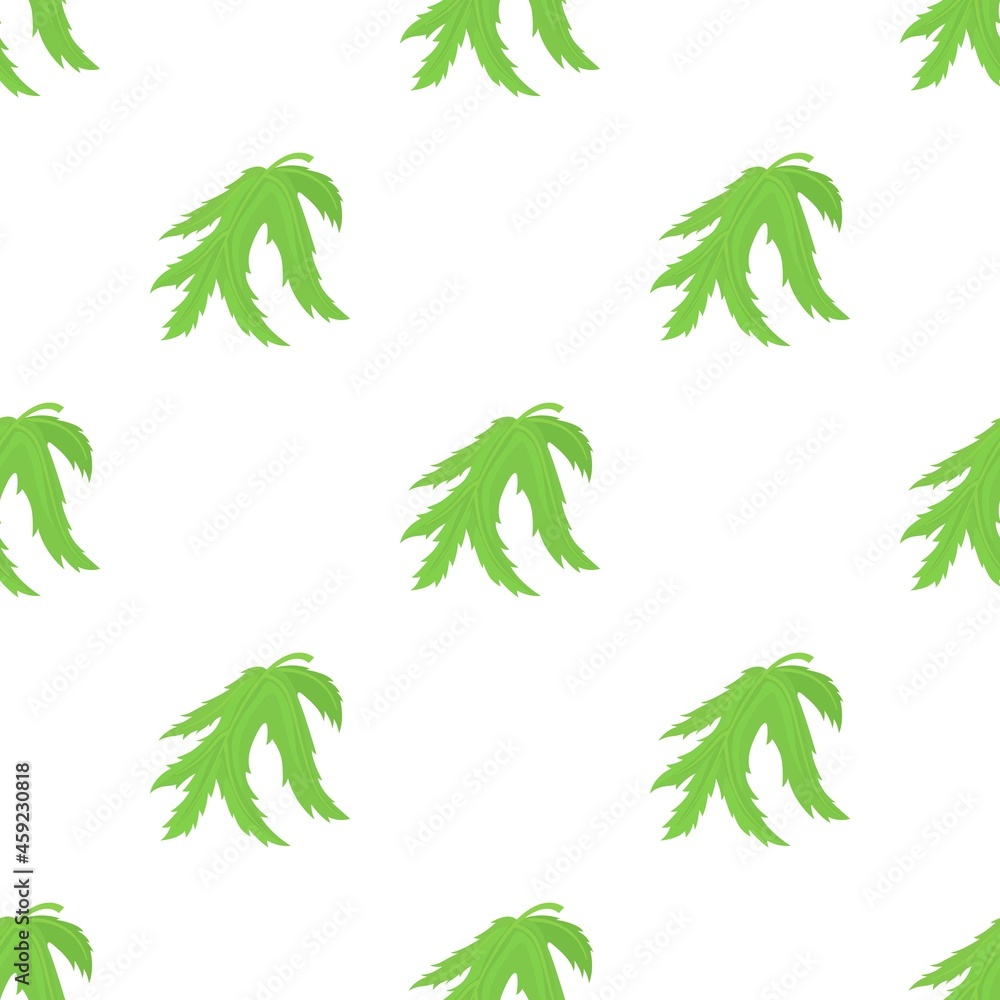 Poster leaf pattern seamless background texture repeat wallpaper geometric vector
