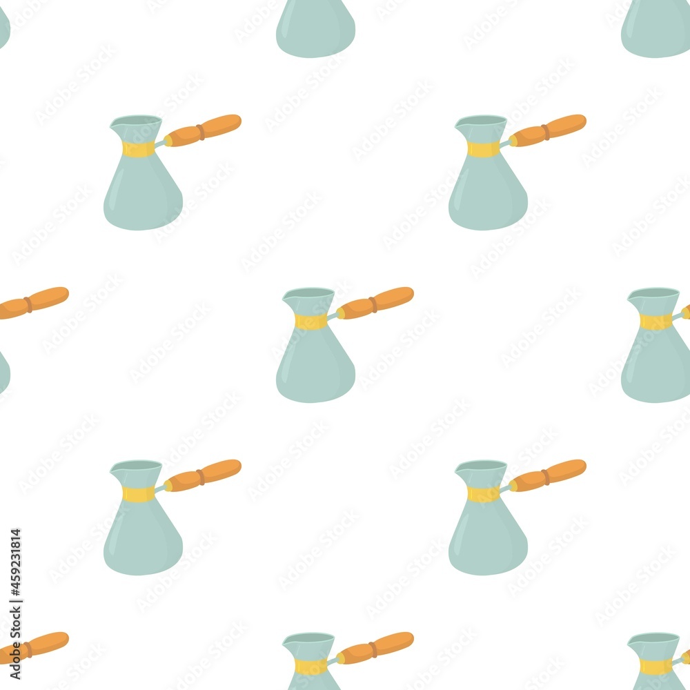 Poster cezve pattern seamless background texture repeat wallpaper geometric vector