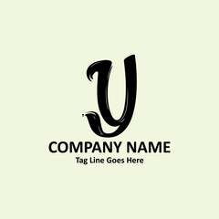 Unique logo design letter Y on black background, Logo Design Y Letter