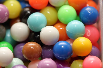 colorful chocolate balls