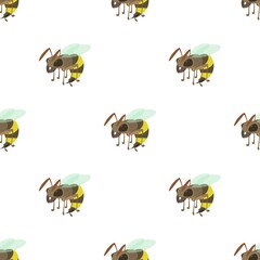 Wasp pattern seamless background texture repeat wallpaper geometric vector