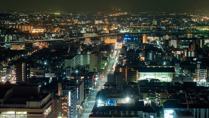 Fototapeta na wymiar 京都の夜景