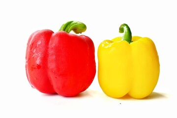 red and yellow paprika