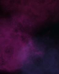 imitation of a cosmic sky with a black background