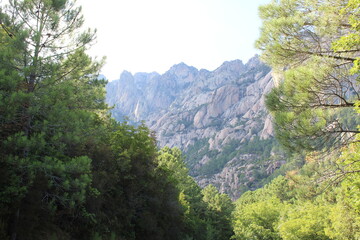 Montagnes de Corse et paysages magnifiques