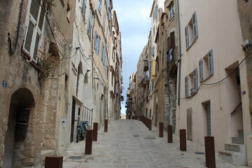 Fototapeta na wymiar Photo de Bonifacio en Corse