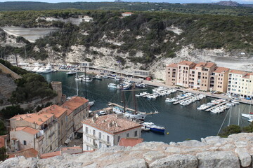Fototapeta na wymiar Photo de Bonifacio en Corse