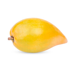 Egg fruit, Canistel, yellow sapote (Pouteria campechiana (Kunth) Baehni) isolated on white background