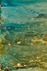 Fluid Art . Abstract colorful background, wallpaper. Mixing acrylic paints. Modern art. Marble texture. Alcohol ink colors translucent