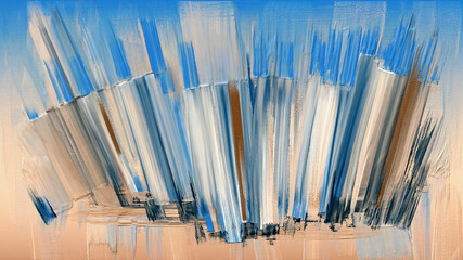 Modern artwork, textured paint strokes, painting on canvas. Acrylic art, artistic texture. Abstract grungy background