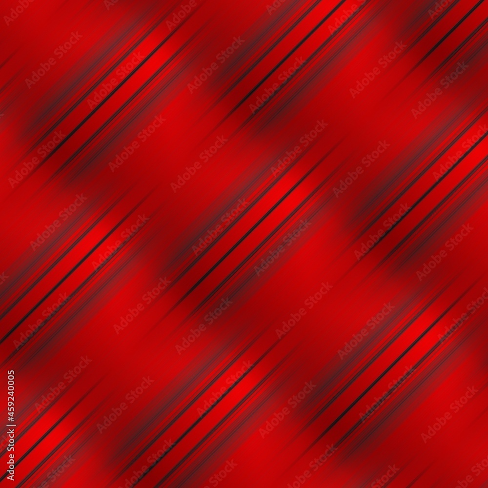 Poster repeating diagonal design grey stripes on a vivid red to black coloured gradient in unique glowing s