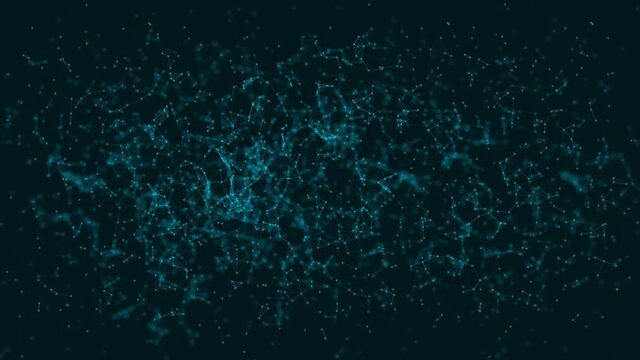 2022 new year, futuristic digital technology business graphic animation transform to 2020 text. 