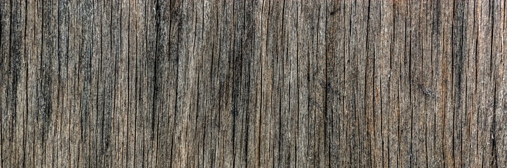 Fototapeta premium old weathered plywood texture background panorama view