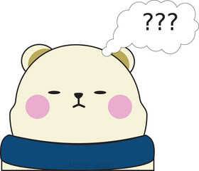 Thinking bear 