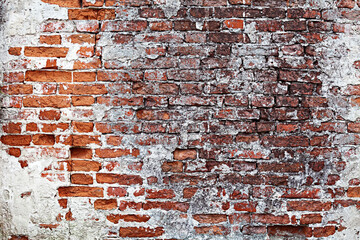 Brick wall old industrial background